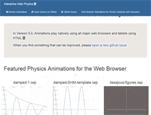 Tablet Screenshot of iwphys.org
